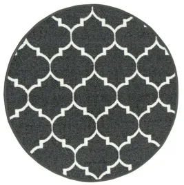 dywan-podgumowany-ciemno-szary-grafit-okragly-koniczyna-clover-sr-100-cm
