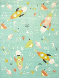160x220-cm-dywan-dla-dzieci-turkus-rakiety-gwiazdy