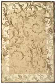 dywan-piekny-w-liscie-bezowy-brazowy-ramka-dwupoziomowy-galya-160x230-cm