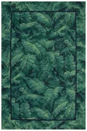 dywan-agnella-welniany-tion-teal-tempo-granat-zielen-liscie-palm-133x190-cm