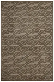 dywan-brazowy-bezowy-dwupoziomowy-wzor-cubes-kostka-3d-teno-120x170-cm