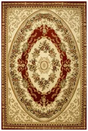 dywan-ornamentowy-gruby-czerwony-krem-tradycyjny-super-rose-80x150-cm