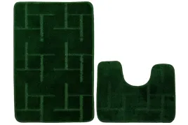 2-cz-podgumowane-dywaniki-teramo-butelkowa-zielen-do-lazienki-komplet
