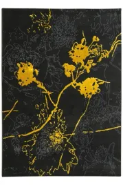 dywan-lsniacy-do-salonu-elegacki-czarny-zloty-grafit-festival-200x290-cm