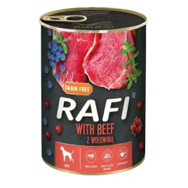 mokra-karma-dla-psa-rafi-wolowina-borowka-zurawina-400g