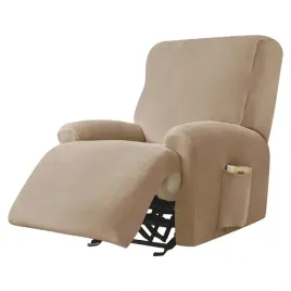 pokrowiec-na-fotel-relax-rozkladany-podnozek-4-czesci-welur-bezowy