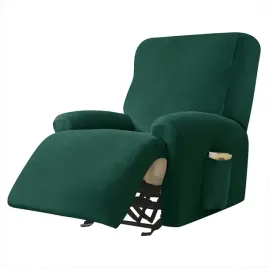 pokrowiec-na-fotel-relax-rozkladany-podnozek-4-czesci-welur-zielony