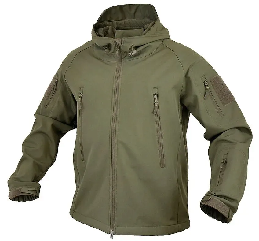 kurtka-z-kapturem-softshell-falcon-texar-olive-2xl