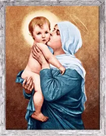 obraz-matka-boza-i-dzieciatko-jezus-rama-szara-30-cm-x-40-cm