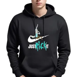 bluza-meska-czarna-z-kapturem-just-rick-it-sportowe-super-wzory-s