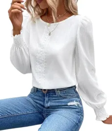 koronkowa-bluzka-haftowana-z-dlugim-rekawem-i-marszczonymi-mankietami