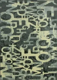 mlodziezowy-dywan-agnella-nowoczesny-funky-min-grafit-w-litery-200x280-cm