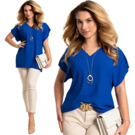 elegancka-klasyczna-bluzka-serek-szpic-rozmiarow-polski-produkt-10-kolorow