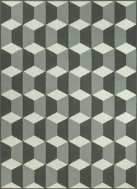 160x225-cm-tani-szary-dywan-geometryczny-luna-romby-cubes-3d-do-salonu