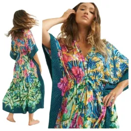 sukienka-plazowa-egzotyczny-wzor-dluga-tunika-pareo-wiazana-narzutka