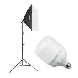 cinegen-reled-lampa-led-z-softboxem-50x50