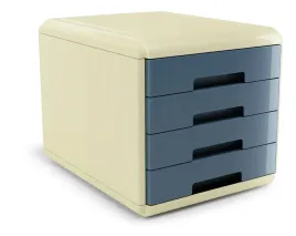 organizer-pojemnik-na-dokumenty-papier-format-a4-szuflady-vintage-niebieski