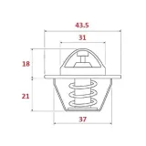 termostat-kubota-d1305-stan-nowy