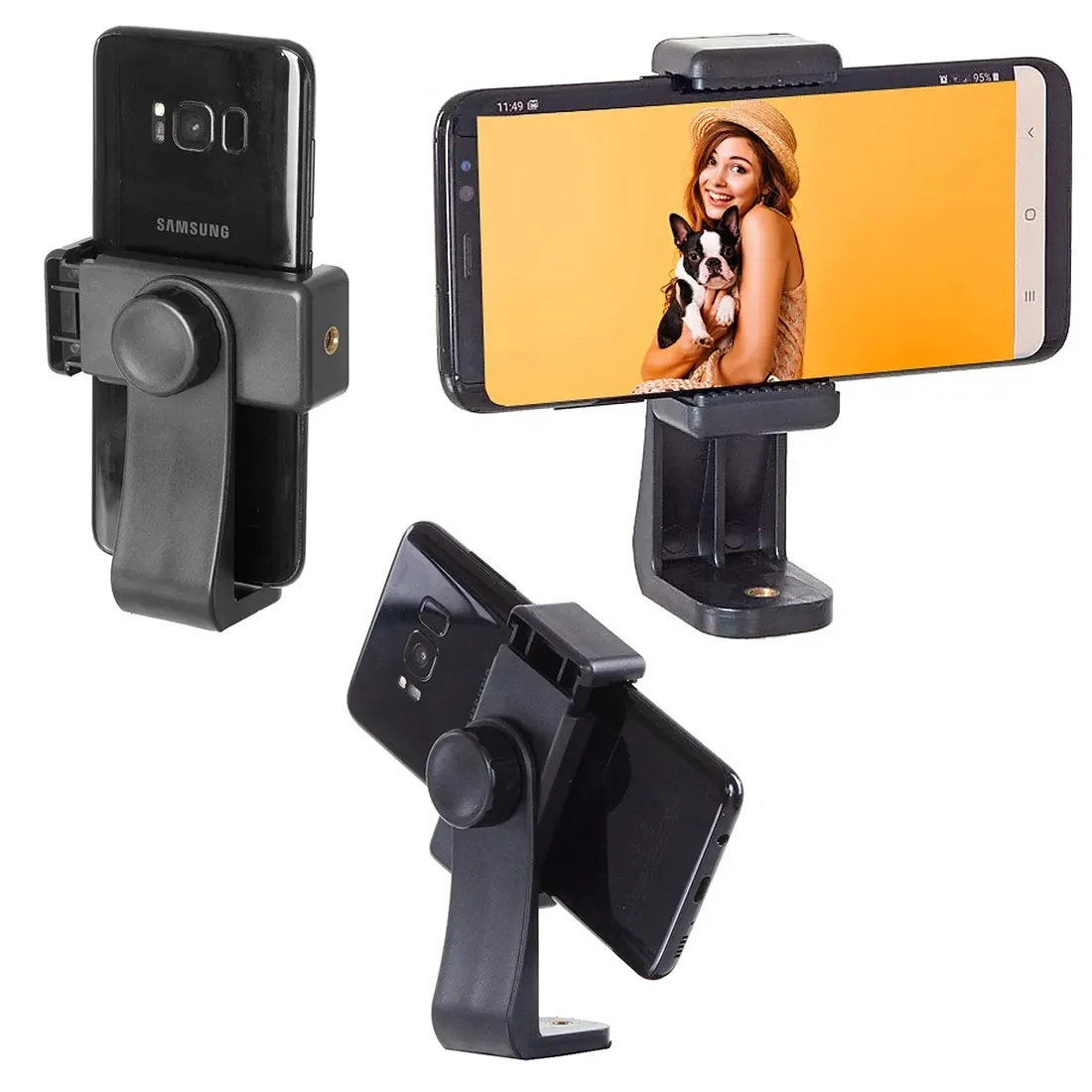 zestaw-do-smartfona-statyw-pilot-bluetooth-adapter-stan-nowy