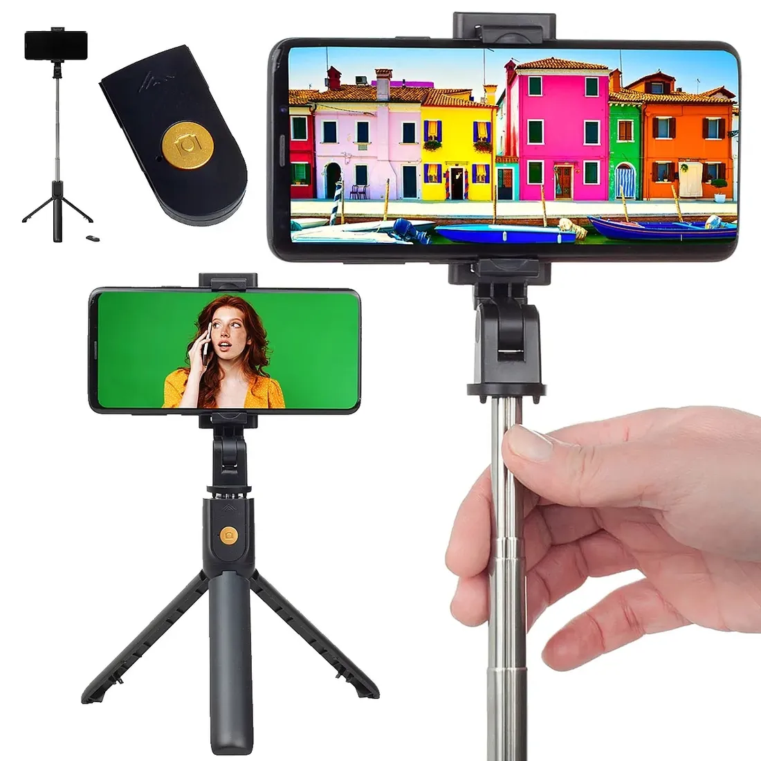selfie-stick-z-bluetooth-statyw-pilot-jakosc