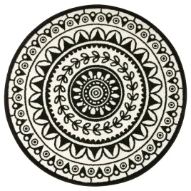 dywan-okragly-luna-ornament-rozeta-czarny-kremowy-styl-boho-sr-160-cm