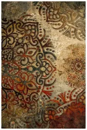 200x300-cm-ornamentowy-dywan-z-welny-w-rozety-dywilan-polonia-boho-red