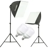 2-lampy-led-z-softboksami-50x50-stan-nowy