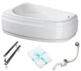 wanna-asymetryczna-cersanit-joanna-new-160x95-lewa-biala-obudowa-syfon-nogi