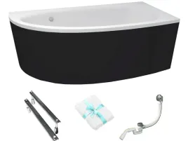 besco-wanna-150x70-milena-prawa-z-czarna-obudowa-syfon