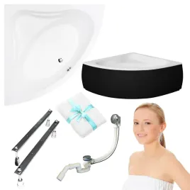 besco-wanna-symetryczna-mia-140x140-z-czarna-obudowa-syfon-gratis