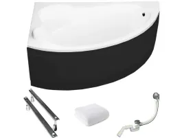 besco-wanna-160x100-ada-lewa-z-czarna-obudowa-syfon