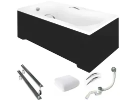besco-wanna-aria-plus-160x70-czarna-obudowa-syfon