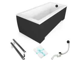 wanna-160x70-czarna-obudowa-modern-syfon-czarny