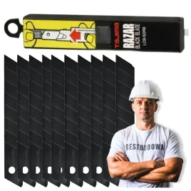 ostrza-segmentowe-lamane-tajima-razar-black-do-precyzyjnego-ciecia-18-mm