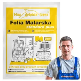 folia-malarska-blue-dolphin-standard-plus-4x5m-zolta-wytrzymala-ekonomiczna