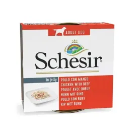 mokra-karma-dla-psa-schesir-adult-fileciki-z-kurczaka-i-wolowina-150g