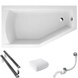 wanna-narozna-selena-150x90-lewa-polimat-gratis-syfon-chrom-nogi-recznik