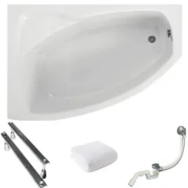wanna-narozna-frida-140x90-lewa-polimat-gratis-syfon-chrom-nogi-recznik