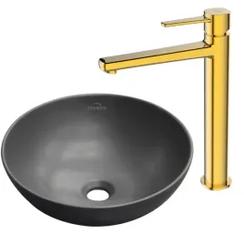 bateria-umywalkowa-wysoka-glamour-gold-umywalka-dokos-czarna
