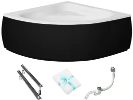 besco-wanna-symetryczna-mia-140x140-z-czarna-obudowa-syfon-gratis
