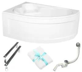 wanna-asymetryczna-cersanit-kaliope-153x100-lewa-biala-obudowa-syfon-nogi