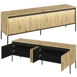 szafka-rtv-ryflowana-lamele-pod-telewizor-dab-artisan-led-komoda-tr-05