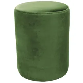 zielona-pufa-okragla-welurowa-hauss-roller-pufa-do-przedpokoju
