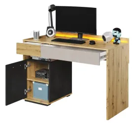 biurko-gamingowe-mlodziezowe-z-podswietleniem-led-biurko-z-szuflada-qb-08