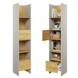 regal-na-ksiazki-polka-szafka-z-szuflada-slupek-mlodziezowy-teen-flex-tf-02