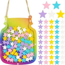 nauka-obowiazkow-dziecka-motywacja-praca-sprzatanie-sloik-z-100-gwiazdkami