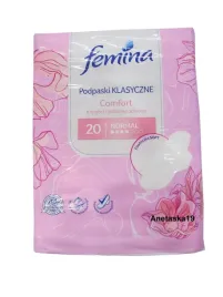 podpaski-ze-skrzydelkami-klasyczne-femina-comfort-normal-20szt-powloka-soft