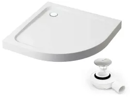 Zdjęcie produktu Brodzik półokrągły Ringo 80x80x2x12 zintegrowany