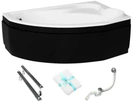 wanna-narozna-delfina-166x107-prawa-besco-czarna-obudowa-gratis-syfon-nogi