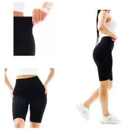 krotkie-prazkowane-legginsy-kolarki-bikerki-damskie-czarne-szorty-m-l